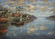 Вид с реки на старый город