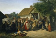 Хоровод в Курской губернии